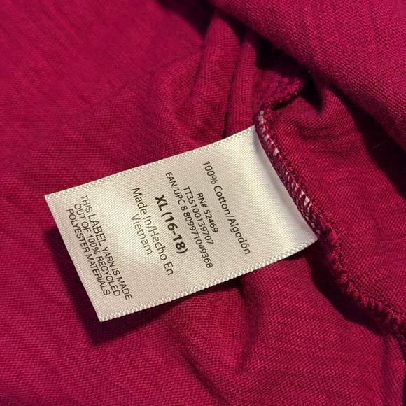 Time and Tru Short Sleeve Top – Women’s Size XL - Picture 6 of 9